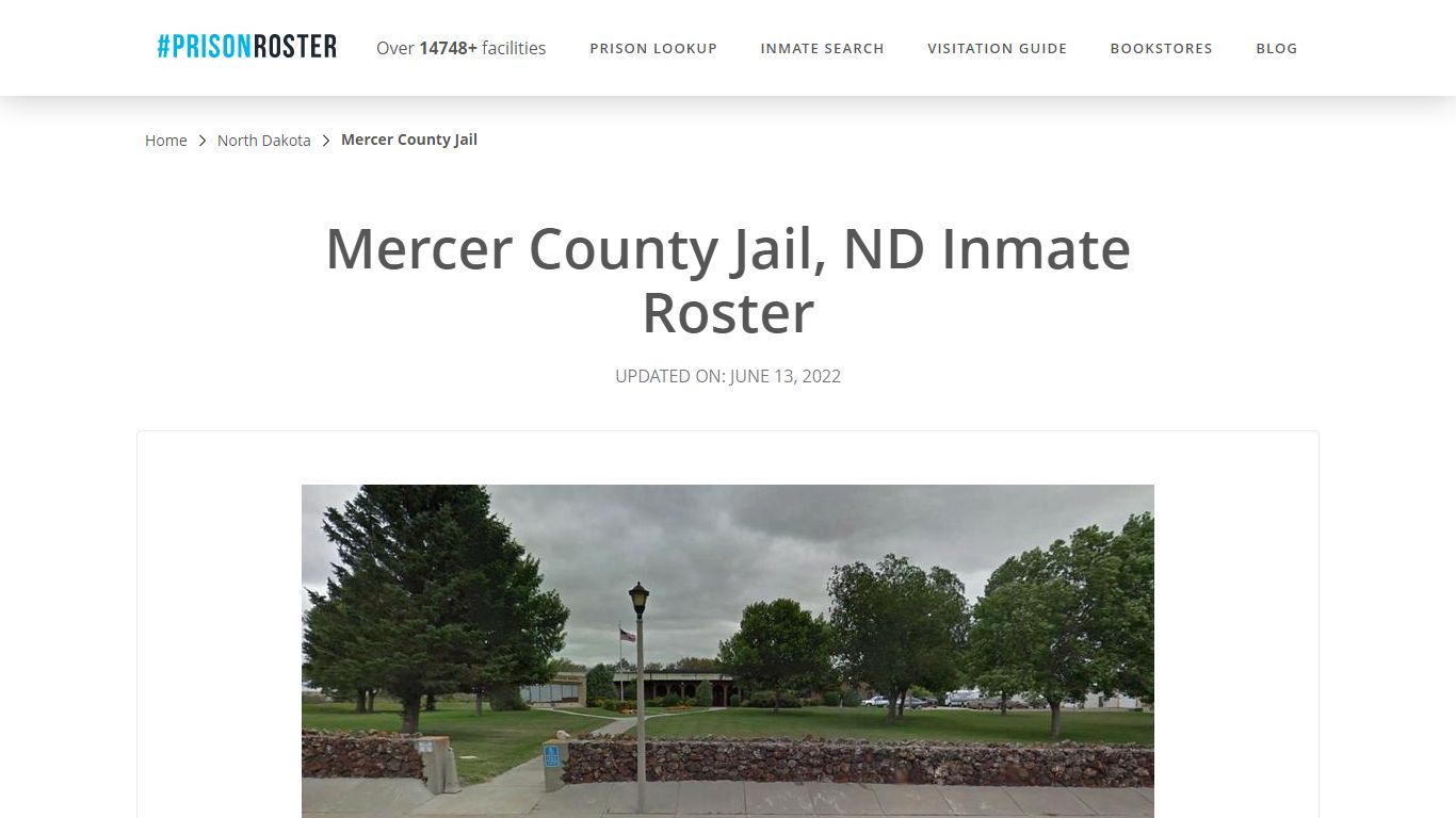Mercer County Jail, ND Inmate Roster - Prisonroster